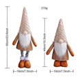 thumbnail image 5 of Muñeco de peluche navideño YUANXCMXG sin rostro con patas retráctiles y sombrero largo 60x19cm, 5 of 5