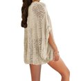 thumbnail image 2 of Batwing Sleeve Women Oversize Loose Cardigan Lightweight Cover, 2 of 5