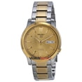 thumbnail image 1 of Seiko Series 5 Automatic Gold Dial Two-tone Men's Watch SNK792, 1 of 4