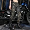 thumbnail image 6 of Motorcycle riding jeans slim fit anti fall pants with protective equipment, breathable and comfortable motorcycle pants CE certified protection, summer camouflage, 6 of 16