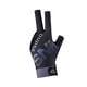 thumbnail image 3 of Guante de billar de 3 dedos, elástico, portátil, profesional, ajustable Negro Gris, 3 of 9