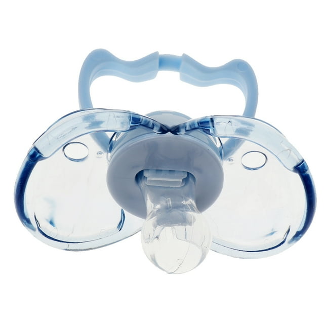 s pezones de silicona para chupete de ortodoncia para niños recién nacidos de 0 a 6 meses Cabeza redonda azul Zulema Chupete para niños