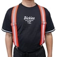 thumbnail image 2 of Men's Industrial Strength Suspenders Partial Elastic Tradesperson's Suspenders 2 inch Wide Reflective Suspenders, 2 of 6