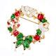 thumbnail image 3 of Yuarrent Decorado Árbol de Navidad Botas de Papá Noel Muñeco de nieve Campana Broche Bufanda Collar Solapa Broche de Navidad Regalo de niña Kits de decoración para fiestas No.03 Yuarrent JR0793-03, 3 of 6