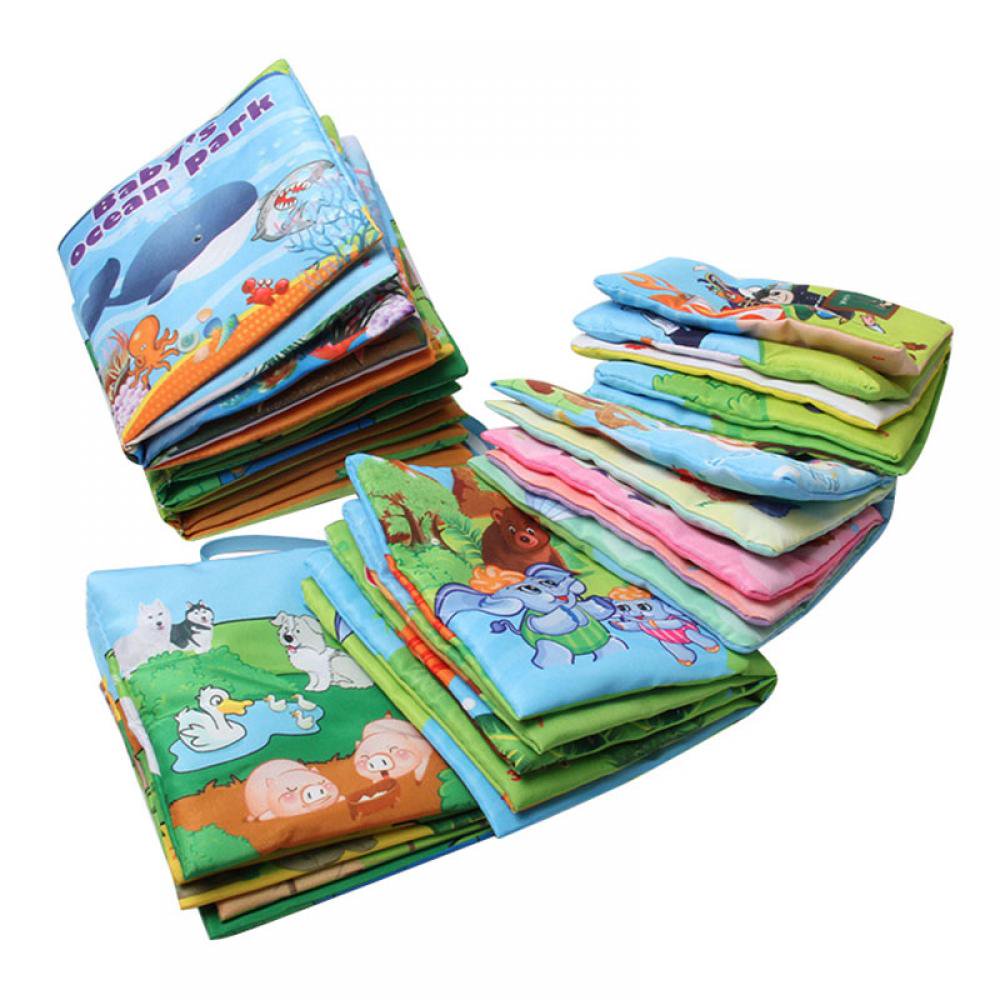 Soft Baby Cloth Books, Touch and Feel Crinkle Books, for Babies