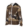 thumbnail image 2 of Fotbe Cat Family Men's Women's UPF 50+ Sun Protection Jacket Hooded Cooling Shirt with Pockets Hiking Outdoor Performance-3X-Large, 2 of 9