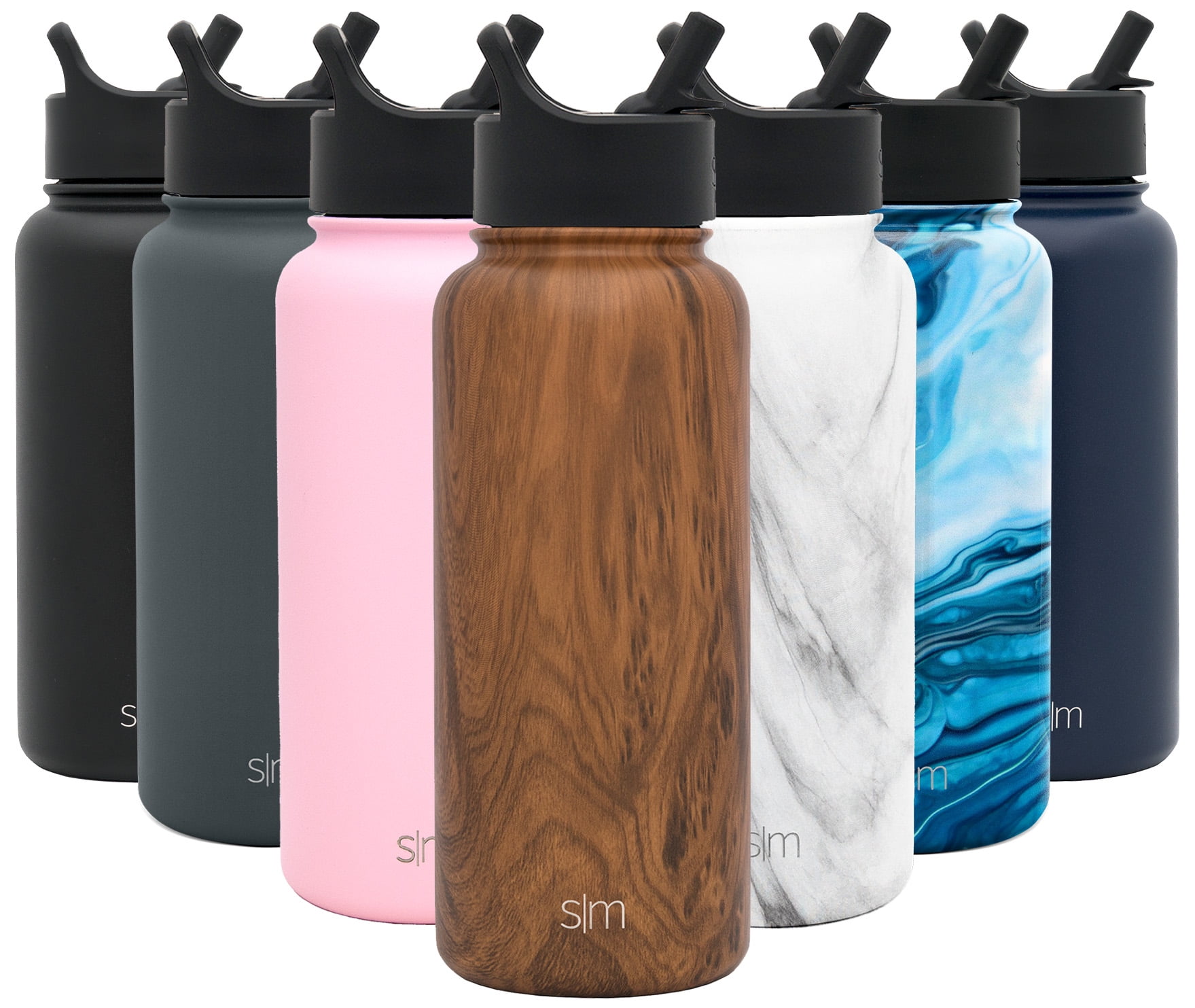 Simple Modern 32 oz Summit Water Bottle with Straw Lid Gifts for Men & Women Hydro Vacuum