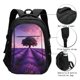 thumbnail image 3 of Fotbe Lavender Field Sunset Mochila con Estampado y Puerto USB para Hombre y Mujer, Mochila Antirrobo, Mochila de Viaje, Mochila Escolar, Mochila Universitaria, 3 of 7