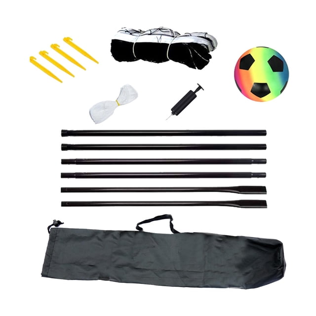 koolsoo Filet de Badminton Ensemble Filet de Volleyball Assemblage Facile Filet Tressé Standard Filet en Maille pour D