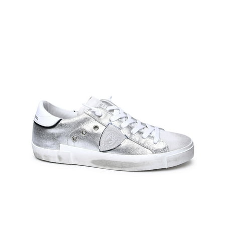 

Philippe Model Woman Silver Leather Sneakers
