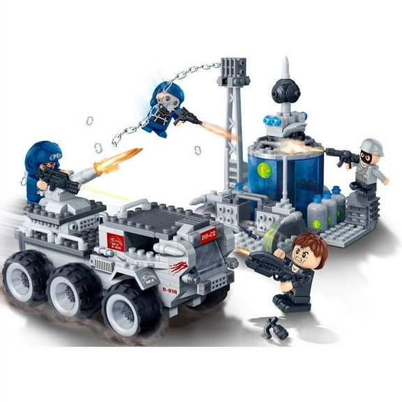 BanBao Mission Eagle Combat Truck & Tower Playset