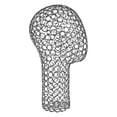 thumbnail image 2 of Soporte de peluca para sombrero, soporte portátil para cabeza de peluca, soporte para peinar peluca, exhibición de cabello , Mujer Negro Yinane Expositor de sombreros con soporte para pelucas, 2 of 7