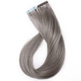 thumbnail image 2 of Tape in Human Hair Extensions Highlight Balayage Long Straight Soft hair, 2 of 6