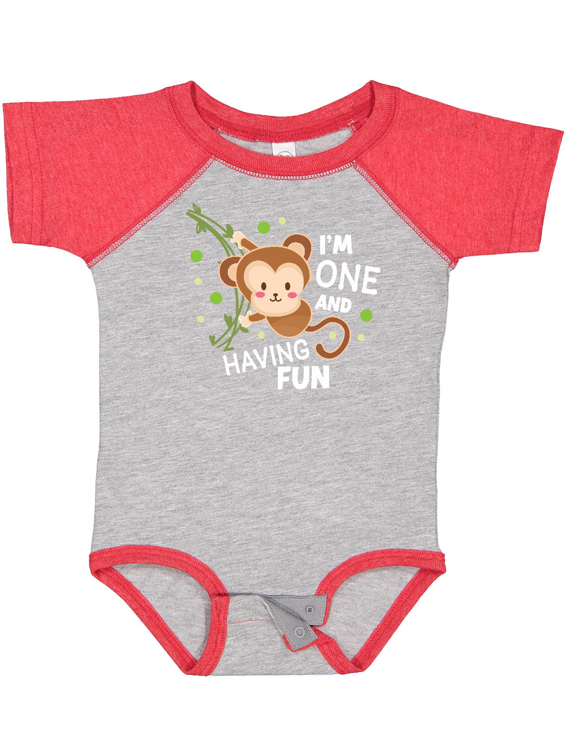 Baby Organic Cotton Bodysuit Pajama Romper Toddler 0-24 Months Set of 2 Monkey 