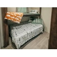 thumbnail image 4 of Life is Better at the Campsite RV Queen Bed Sheet Set, Green Map, Polyester (53476), 4 of 7