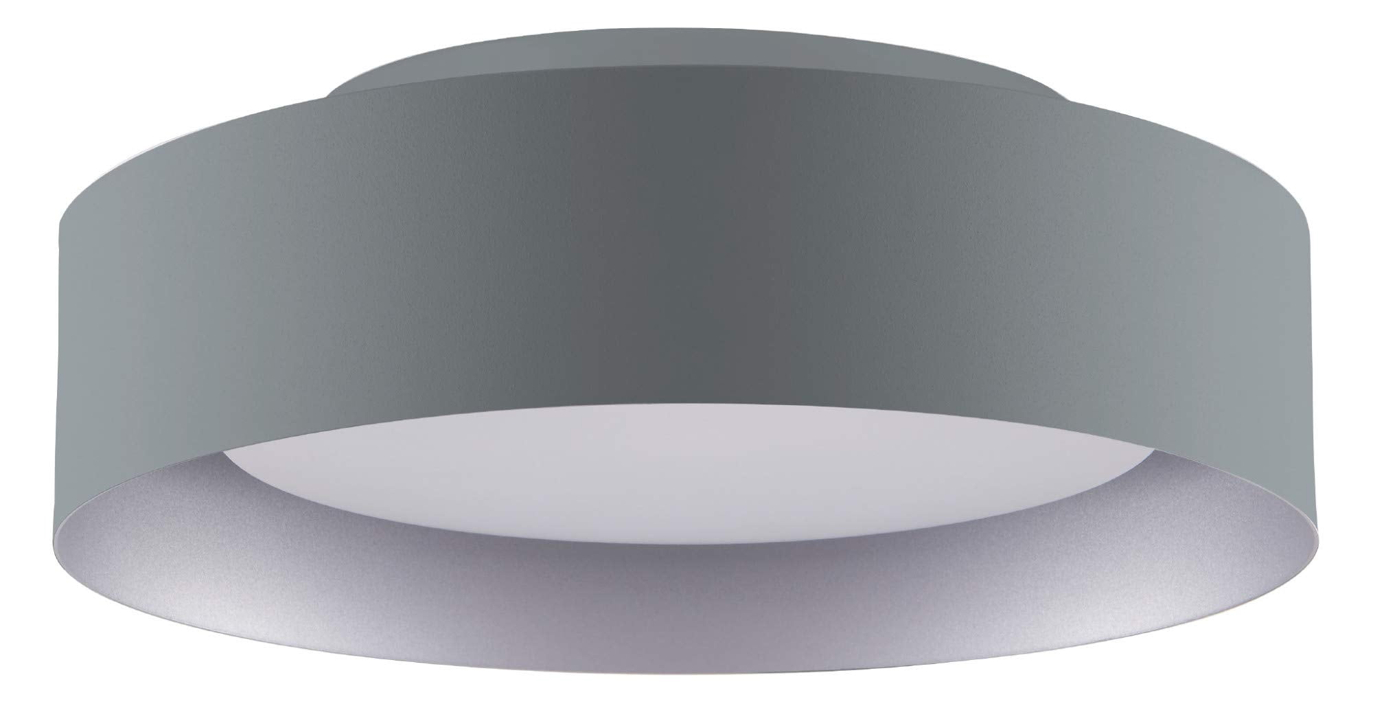 Bromi Design Lynch Metal Flush Mount Ceiling Light in White
