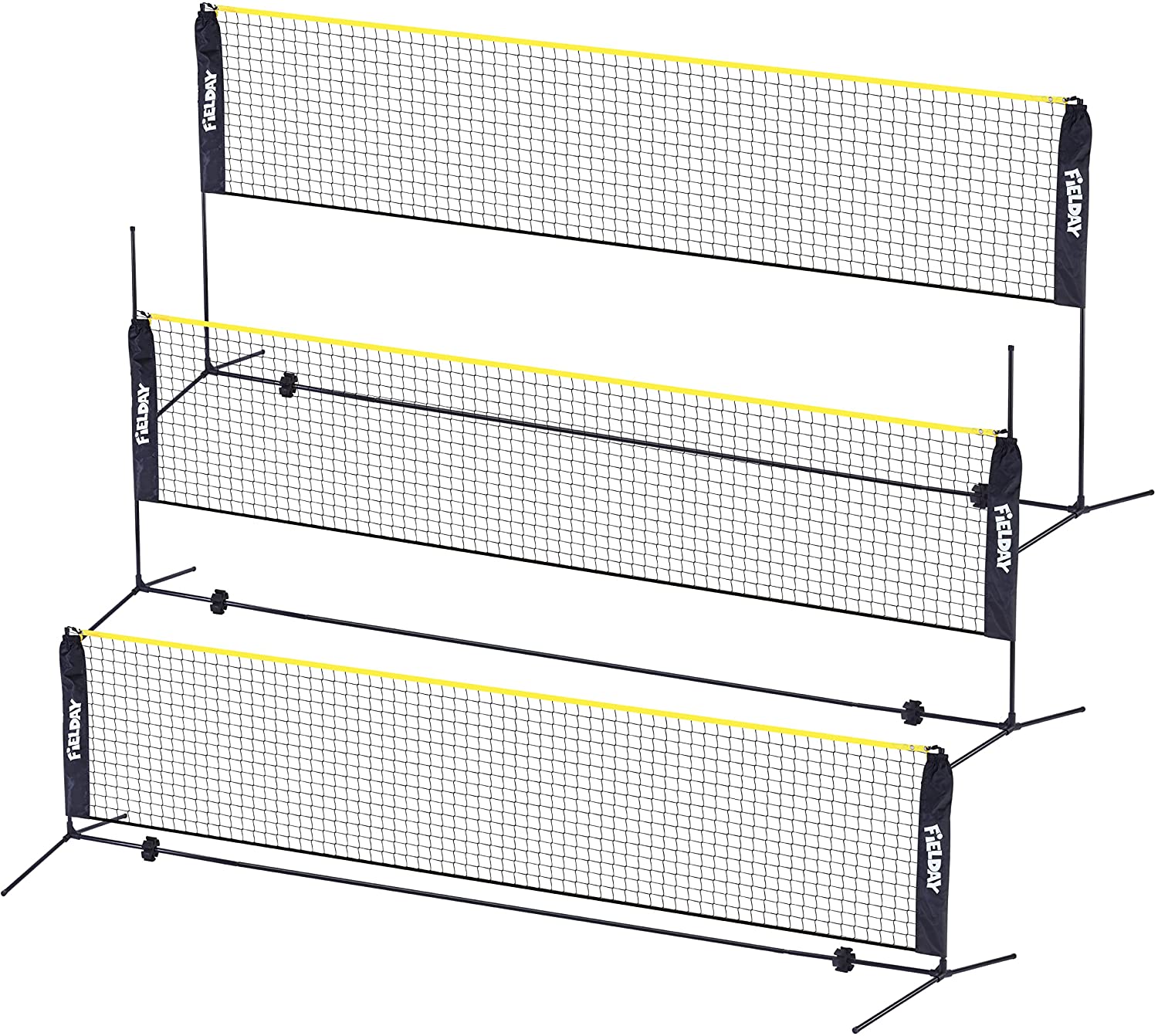 FIELDAY Sports Easy Setup Badminton Set 14 ft
