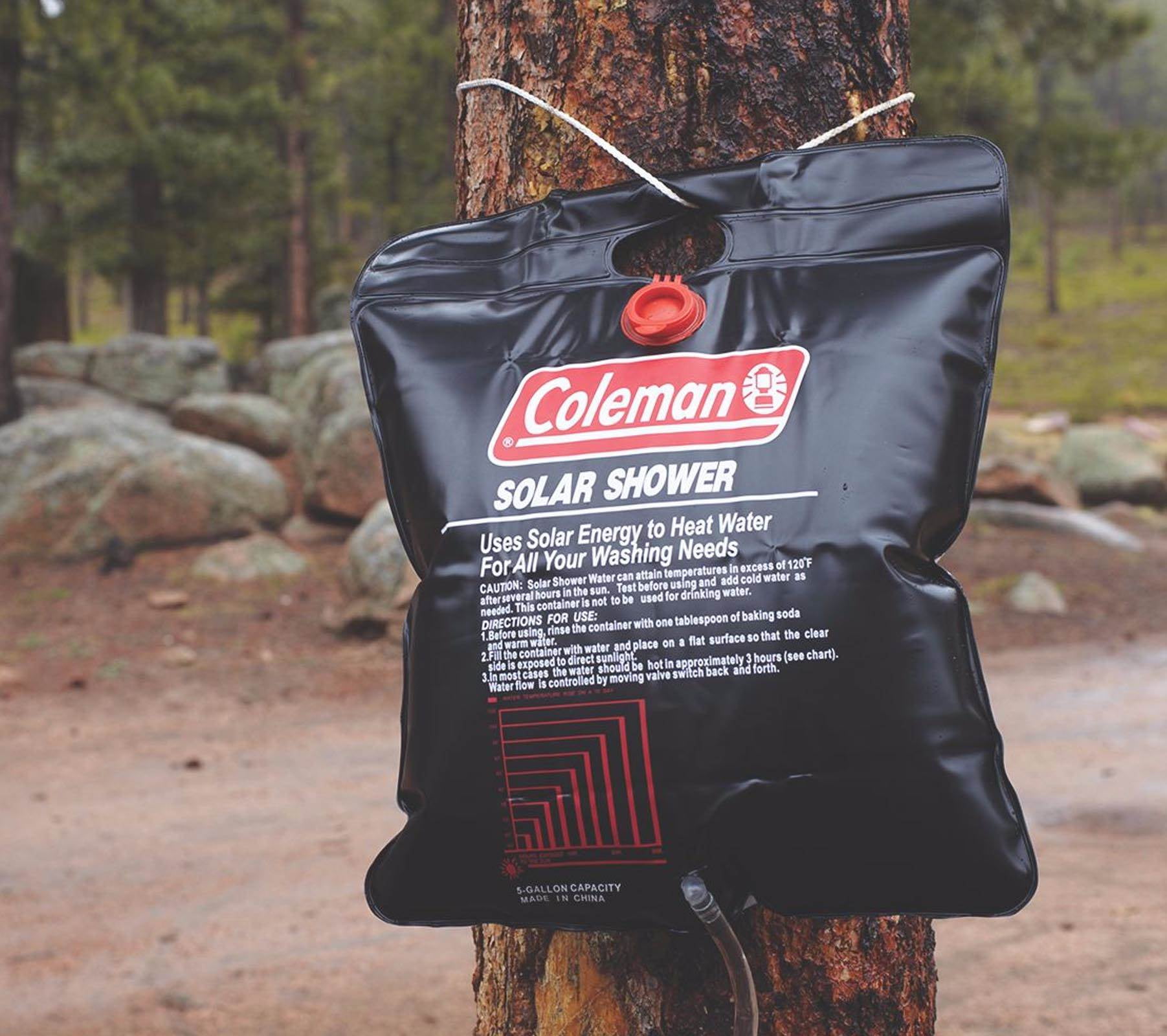 Coleman 5 ガロン PVC 太陽熱温水キャンプシャワー - オン/オフバルブ付き 2 pack f828fafa-91f7-4731-885c-