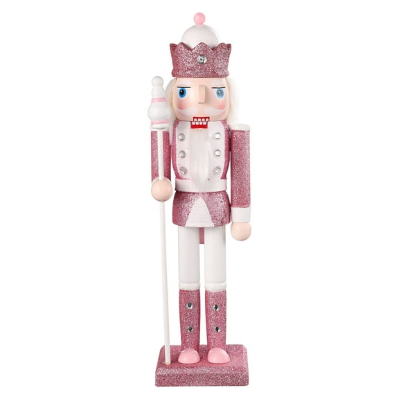 LULULION Candy Cane Nutcracker Pink Cotton Festive Design for Christmas 1Pack