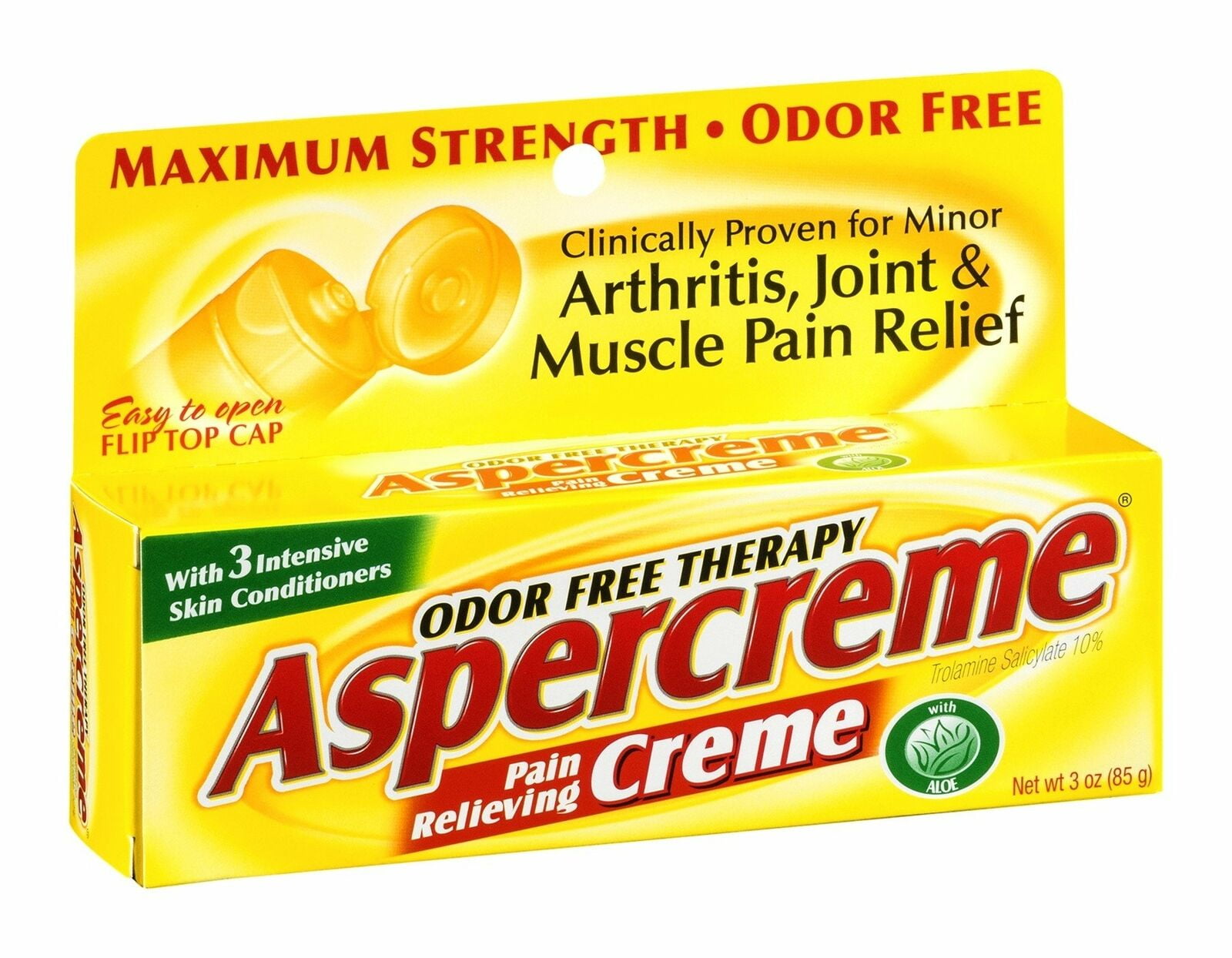 Aspercreme Pain Relief Cream for Arthritis Joint & Muscle Pain w/ Aloe, 3oz