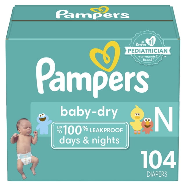 Pampers Baby Dry Diapers Size 0