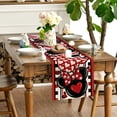 thumbnail image 3 of Camino De Mesa Para El Día De San Valentín, Cubierta De Mesa Para El Día De Galentines, Decoración De Ratón De Dibujos Animados Rosa, Decoraciones Para El Día De San Valentín Para Fiesta En Casa, 3 of 5
