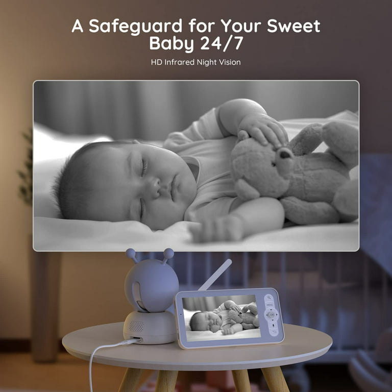 BOIFUN BabyPhone Vidéo Sans Fil Multifonctions 32 LCD Couleur VidéoAudio  Bidirectionnel Vision Nocturne YC - Cdiscount Puériculture & Eveil bébé