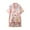 A-PK2280, variant on Byoo Toddler Girls' Easter Bunny Egg Print Satin Sleepwear Set Short-Sleeve Button-Down Top Shorts Loungewear Lightweight Set