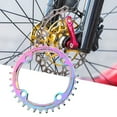 thumbnail image 1 of 32T/34T/36T Bike Sprocket Positive Negative Tooth 104BCD Stable Dazzling High Hardness Bike Chainring for Bike, 1 of 10
