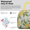 thumbnail image 3 of Lunch Bag Lunch Box for Women Reusable Insulated Lunch Bags,Water-Resistant Sweet Citrus Lemon Cooler Lunch Tote Bag, Large Capacity for Work Travel Picnic, 3 of 6