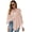 Pink, variant on Women's Elegant Cross Shawl Soft Wrap Poncho Large Open Front Sweater for Spring Fall Winter