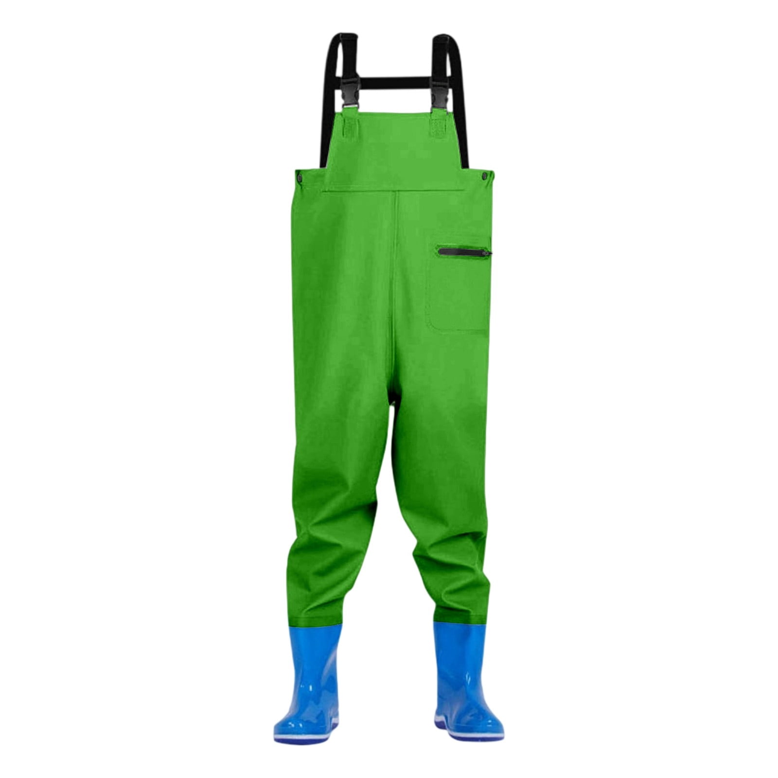 OSOLU Boys Romper Jumpsuit Onesie For Outdoor Play Summer Adjustable Spaghettis With Zipper Pocket Toddler To Wading Suit Leisure Dailywear, 2-3 Years
