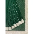 thumbnail image 2 of Ta la hi Collections Indian Traditional Raw Silk Saree for Women, Party Wear Women's Saree with Blouse Piece-Green, 2 of 5