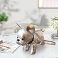 thumbnail image 5 of KOYPTL French Bulldog-Shaped Bag Small Dog Cross-Body Single-Shoulder Bag Plush Animal Tote Bag Mini Corssbody Shoulder Purse Holiday Birthday Unique Gifts for Women Wife Girlfriend PU Leather Silver, 5 of 8