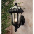 thumbnail image 2 of Special Lite Products Rose Garden F-2717-BLK-AB Medium Outdoor Bottom Mount Light with Alabaster Glass, 2 of 2