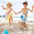 thumbnail image 4 of Beach Toy Mesh Bag Kids Shell Collecting Bag,mesh Seashell Bags For Kids,2 Pack Cute Cartoon Beach Sand Toy Totes For Holding Shells, 4 of 4
