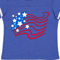 thumbnail image 4 of Inktastic Stylized American Flag Fourth of July Boys or Girls Toddler T-Shirt, 4 of 5