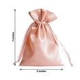 thumbnail image 2 of Efavormart 12PCS DUSTY ROSE Satin Gift Bag Drawstring Pouch Wedding Favors Bridal Shower Candy Jewelry Bags - 5"x7", 2 of 8
