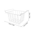 thumbnail image 2 of Freezer Organizer Bin Metal Wire Storage Baskets with Handles Space-Saving Wire Baskets for Kitchen Pantry Garage Cabinet Closets, 2 of 8