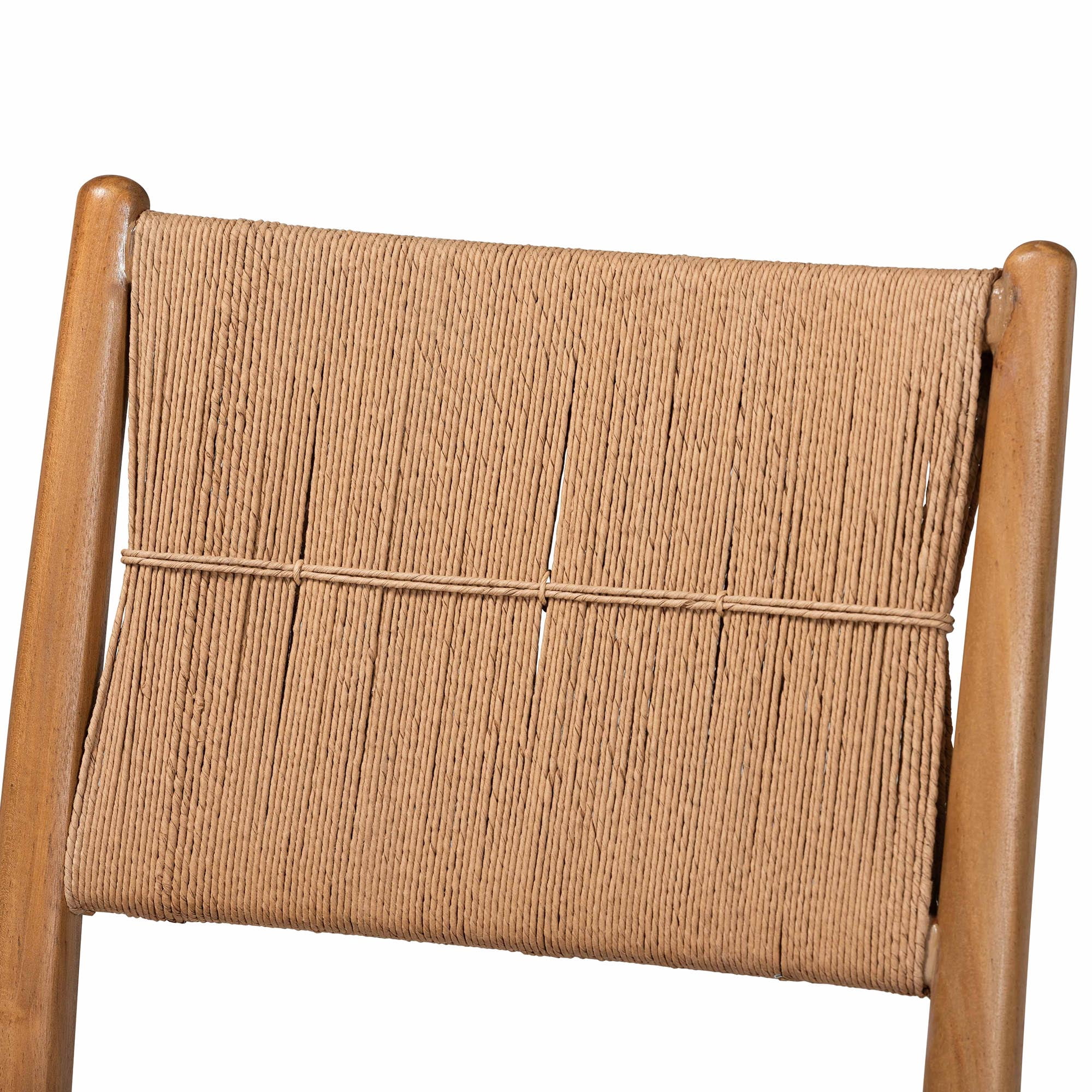 bali & pari Alva Mid-Century Dining Chair, 2-Piece, Honey