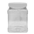 thumbnail image 3 of Pride Of India PET Plastic Storage Jar with Cap, 64 oz, 3 of 5
