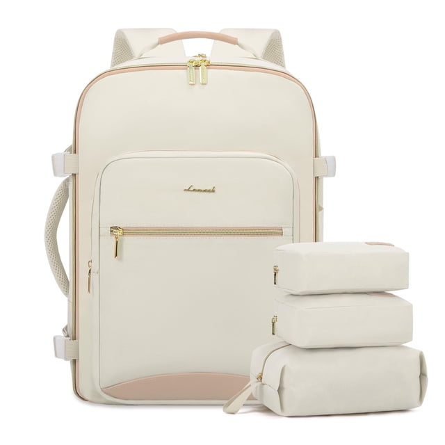 Mochila de viaje LOVEVOOK para equipaje de mano aprobada a prueba de agua