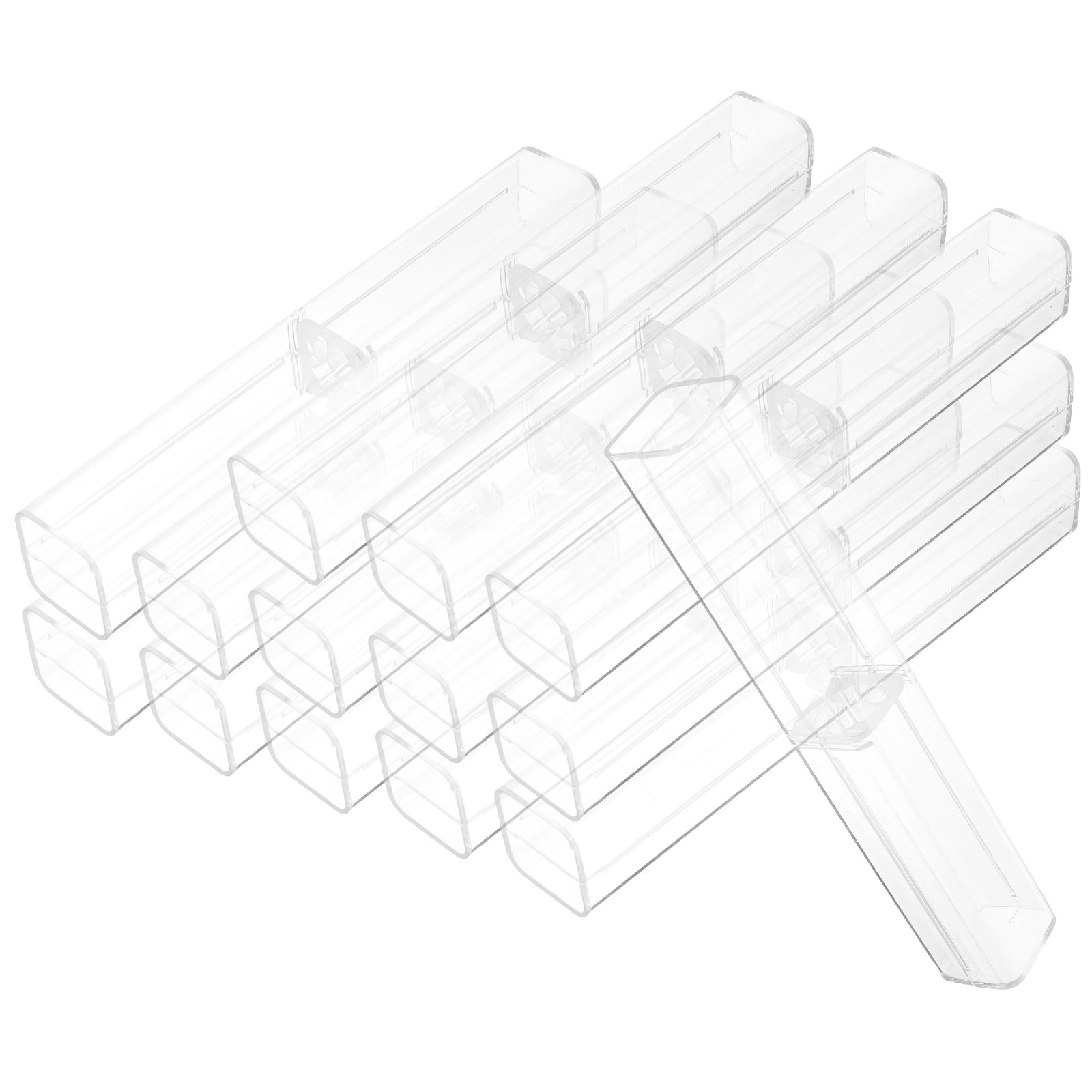 SHOWERORO Clear Pencil Cases, Compact and Portable, Perfect for Business Trips, 75Pcs