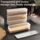 thumbnail image 4 of Noodle Storage Box Rectangular Plastic Refrigerator Food Preservation Box With Lid Kitchen Miscellaneous Grain Food Hanging 3pc Deals Of The Day Clearance, 4 of 9