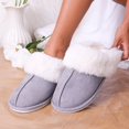thumbnail image 2 of Zapatillas de interior difusas, antideslizantes, de felpa, con punta cerrada, cómodas para el invierno Wdftyju  Tenis De Mujer Tenis De Hombre, 2 of 7