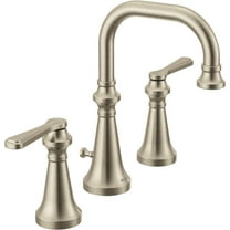 Moen TS44102BN Colinet Two Handle Widespread Bathroom Sink Faucet in Brushed Nickel