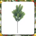 thumbnail image 2 of Artificial Plastic Pine Needle Branch, No-Watering Fake Pine Sprig Stem, Pre-Trimming Faux Pine Greenery Pick for Christmas Wreath Vase Arrangement Winter Holiday DIY Home Decoration, 2 of 5