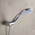 thumbnail image 4 of Soporte para cabezal de ducha, montaje en pared, soporte para barra de ducha, soporte para brazo de ducha ajustable, fabricado en ABS, cromo pulido (plata) longziming JAMW Sencillez, 4 of 5