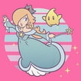 thumbnail image 2 of Girl's Nintendo Super Mario Bros Rosalina And Luma Graphic Cropped T-Shirt Light Pink X Small, 2 of 3