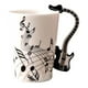 thumbnail image 5 of Advancent Taza de cerámica, taza de café, taza de instrumento, regalo creativo, tambor rojo Juegos de servir café y té guitarra negra 1 10x7.5 cm, 5 of 6